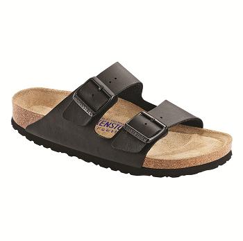 Arizona Birkenstock Soft Footbed Birko Flor Panske Čierne | SK 311FDN